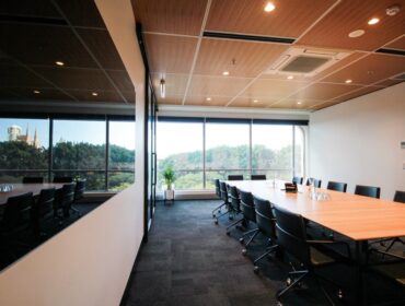 16 Person Boardroom w Natural Light & Views of Hyde Park (Lvl 6) at Clarence (Hourly)