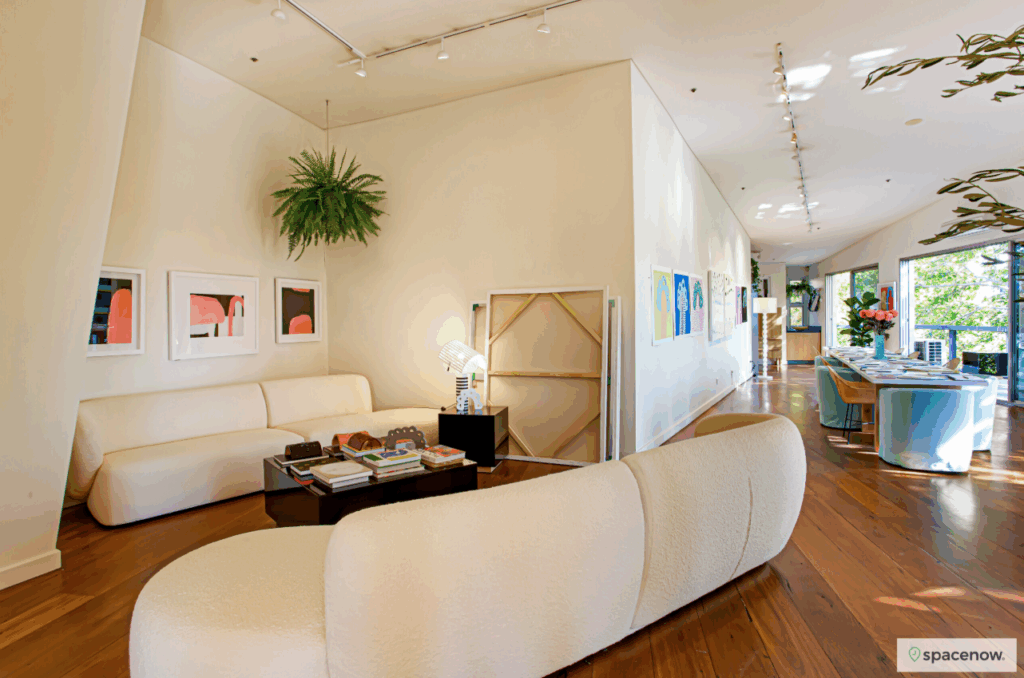 Brand showcasing limited-time offers in pop up space Australia