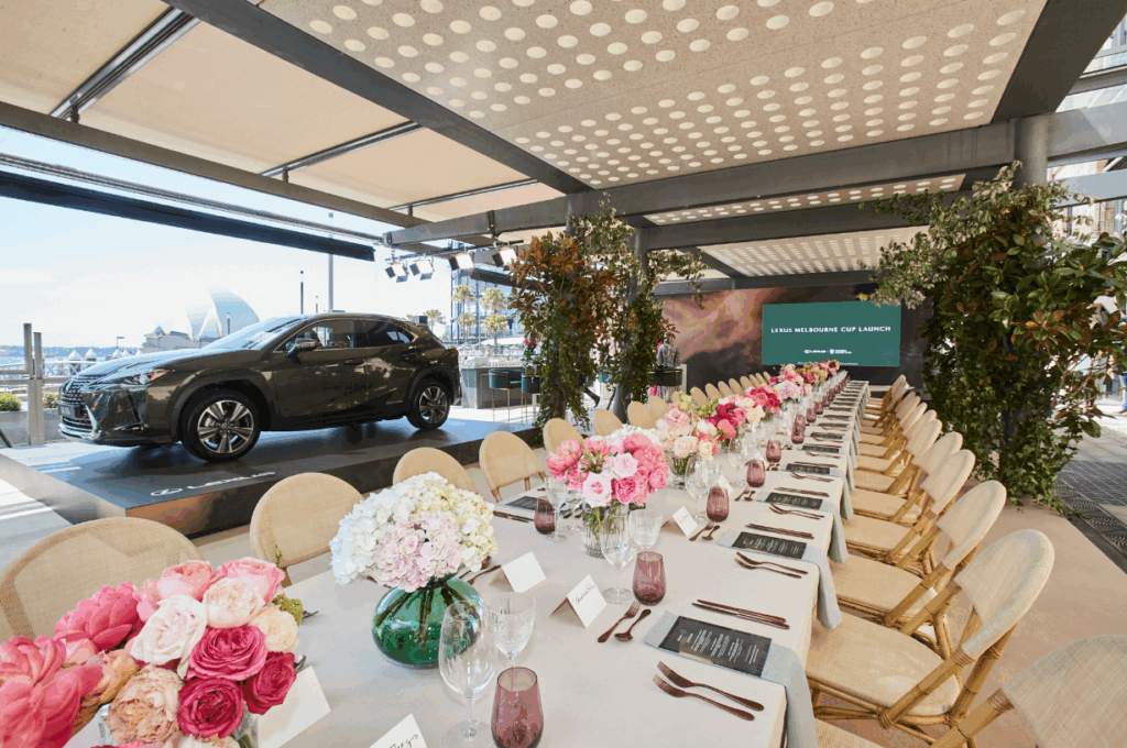Retail staff assisting customers at a temporary pop up store