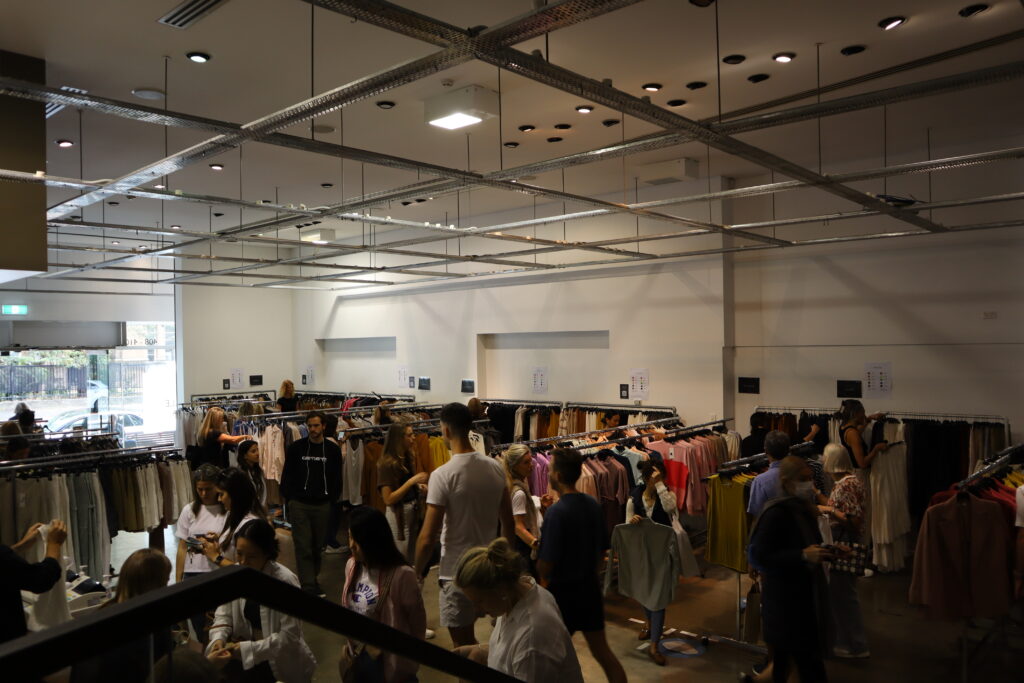 Interactive stall at a pop up space Australia