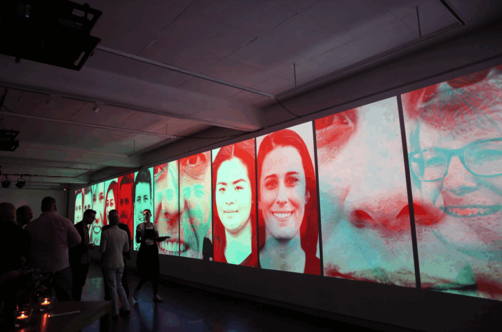 AR demo feature inside a pop up space Australia