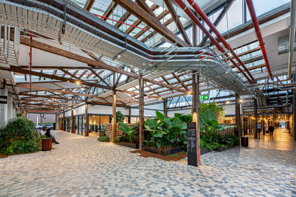 Retail space brand storytelling creating immersive customer experience in a pop-up activation
