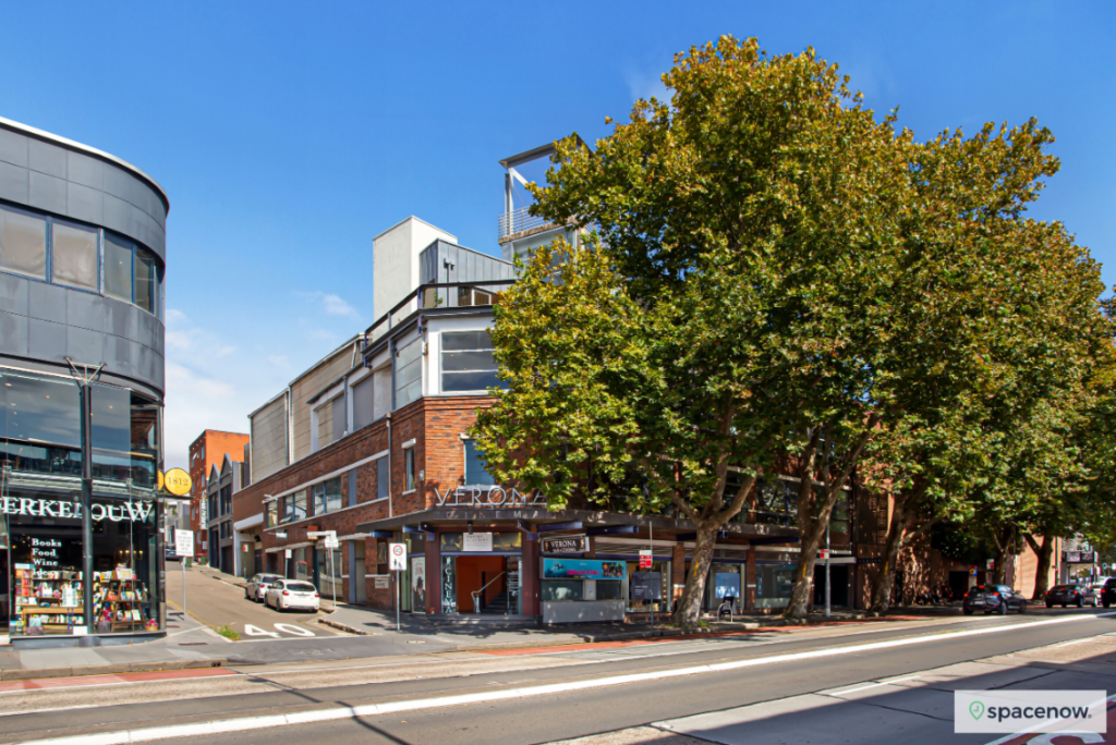 modern sustainable commercial building with greenery and energy-efficient design features