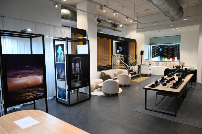 Shared event space designed for product launches, exhibitions, and corporate events