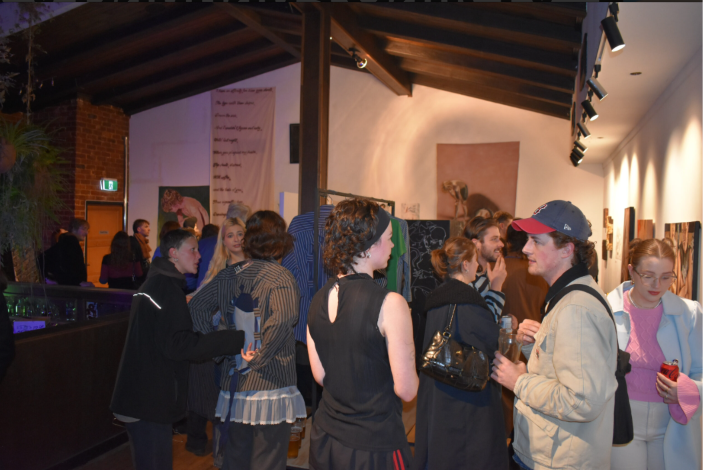 Guests networking at a PR activation venue during a brand engagement event