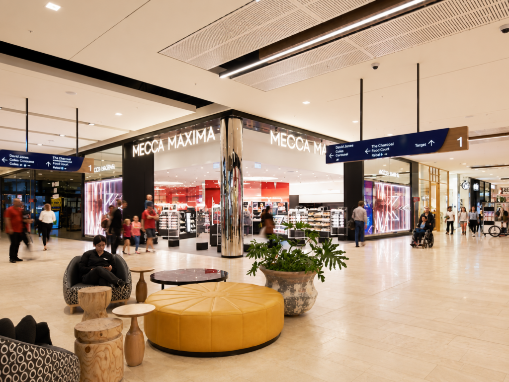 Modern pop-up retail Australia storefront