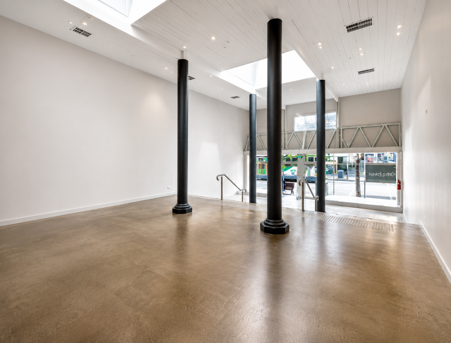 Modern retail space Sydney with street-facing windows for temporary retail experiences