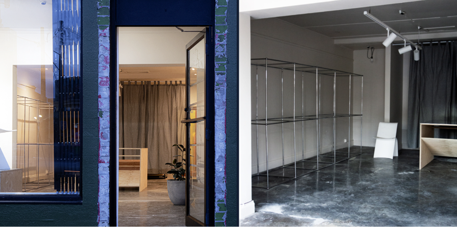 Modern pop-up space Melbourne with product displays and flexible retail layout
