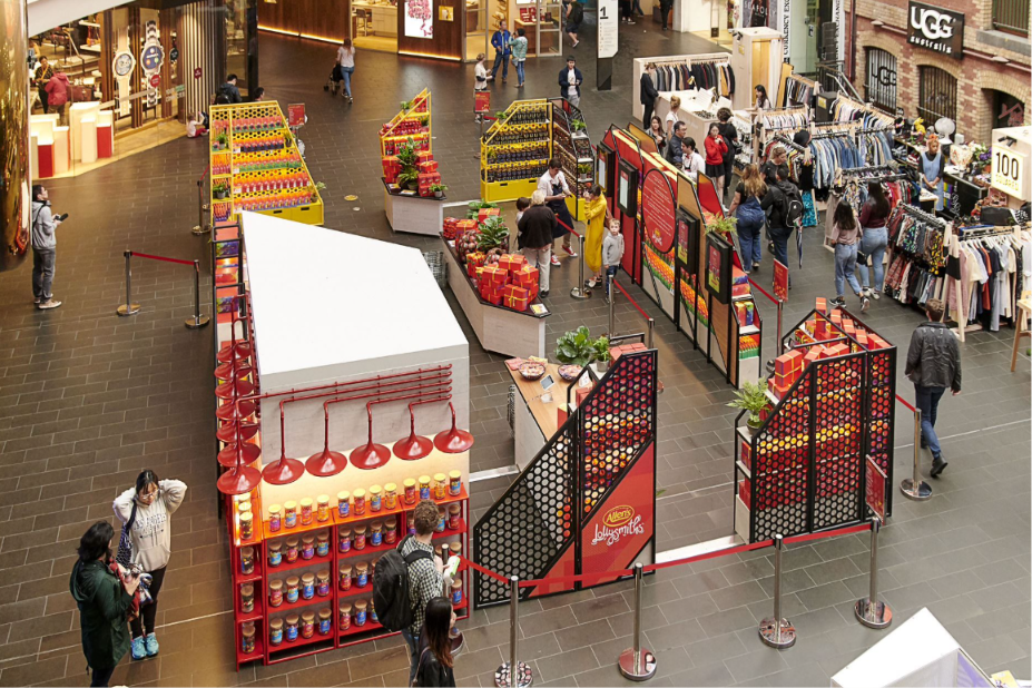 Pop-up retail experience creating customer engagement in Melbourne