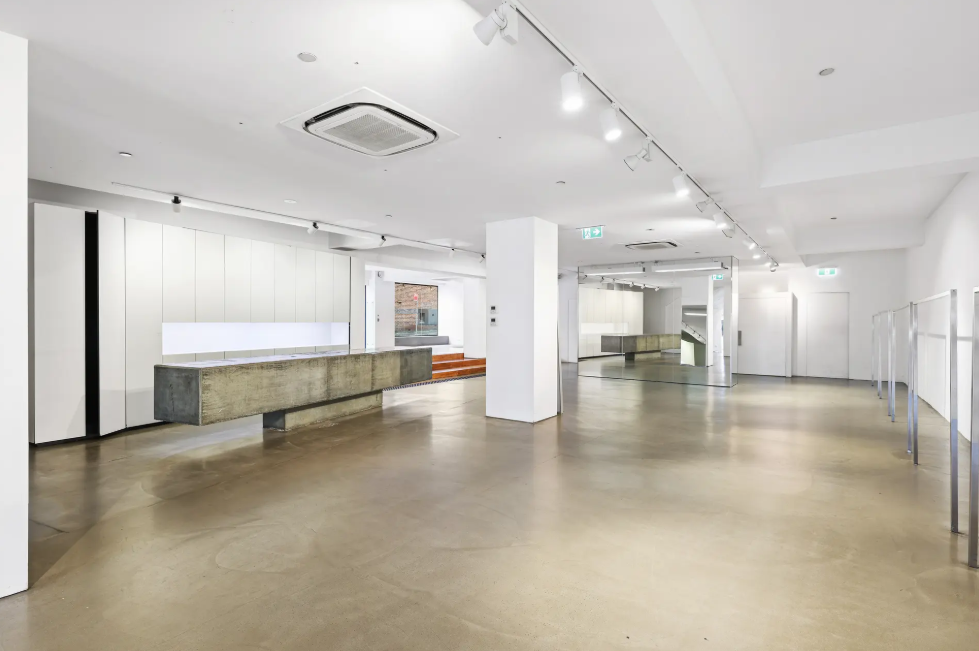 Pop up shop fit out with organised product displays and retail fixtures