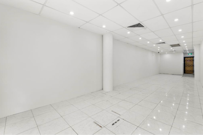 Accessible event space with clear pathways and facilities for different guests