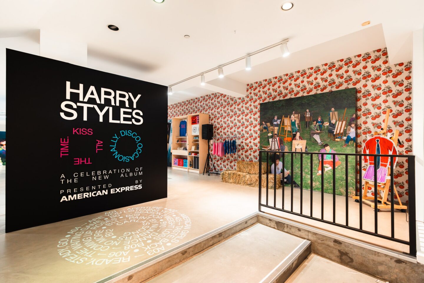 Harry Styles album-launch pop up entrance and installations at Verona 1 in Paddington, Sydney