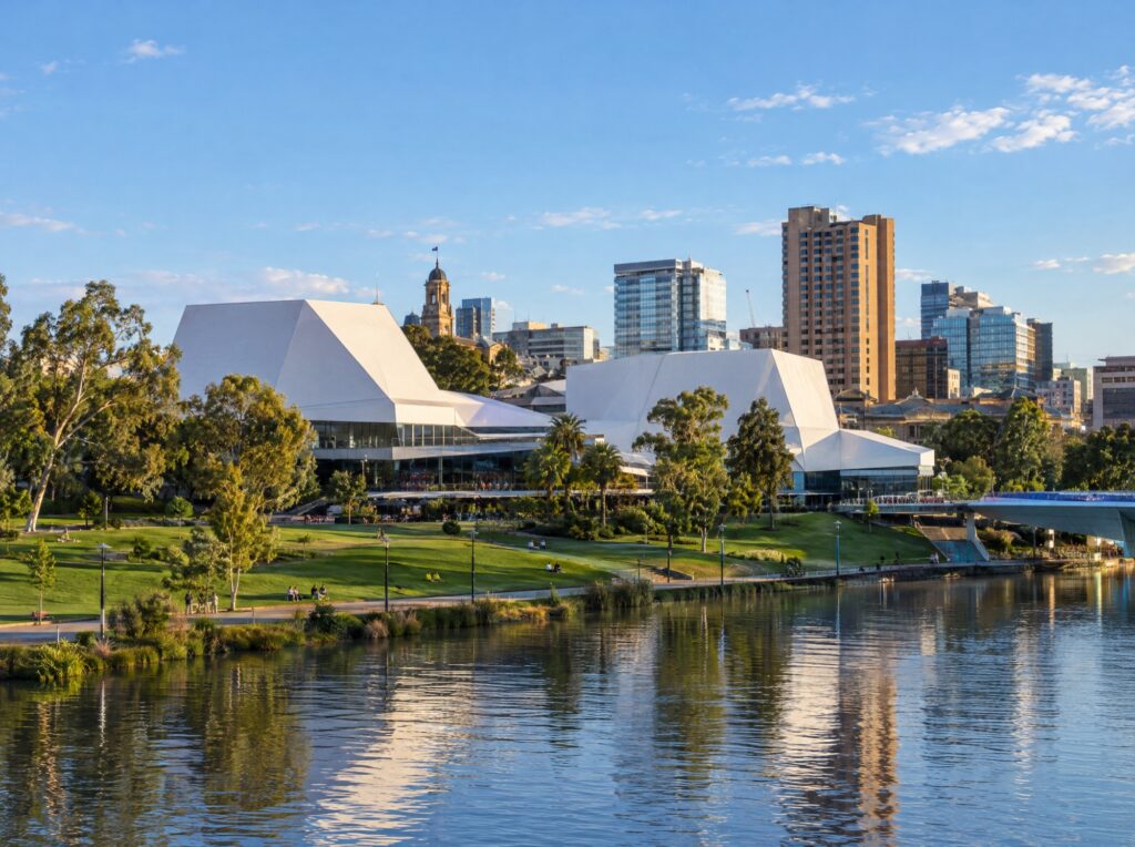 Riverbank and the Festival Centre