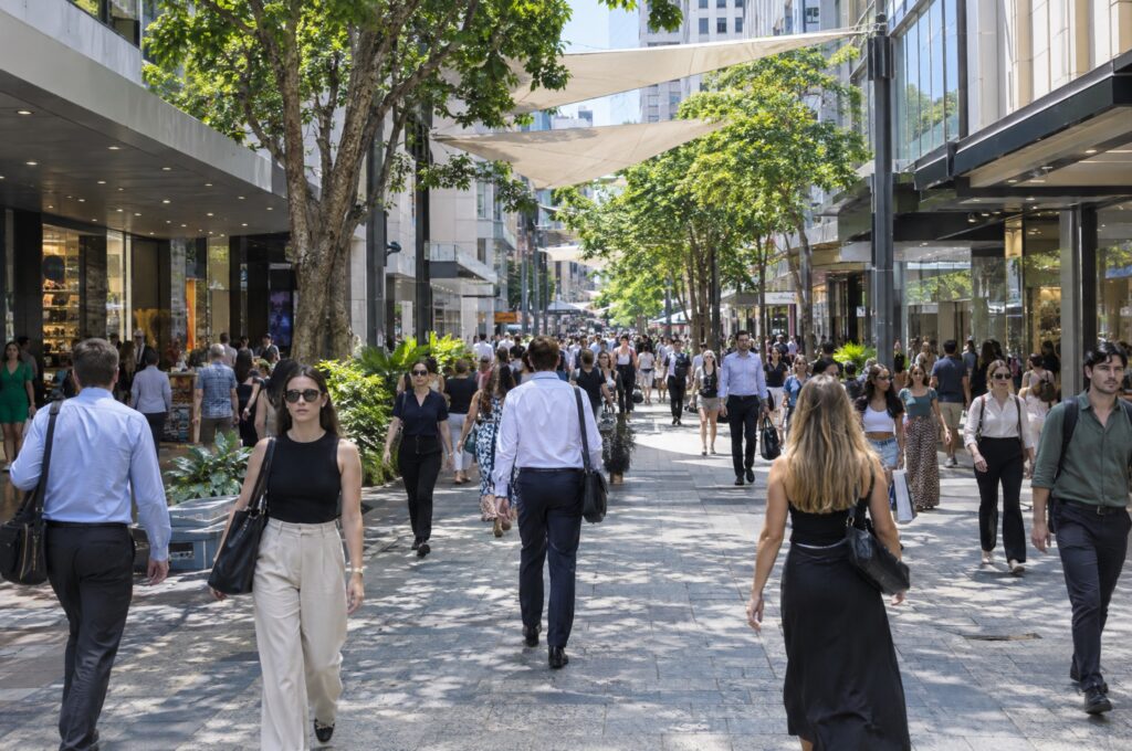 Queen Street Mall and the CBD