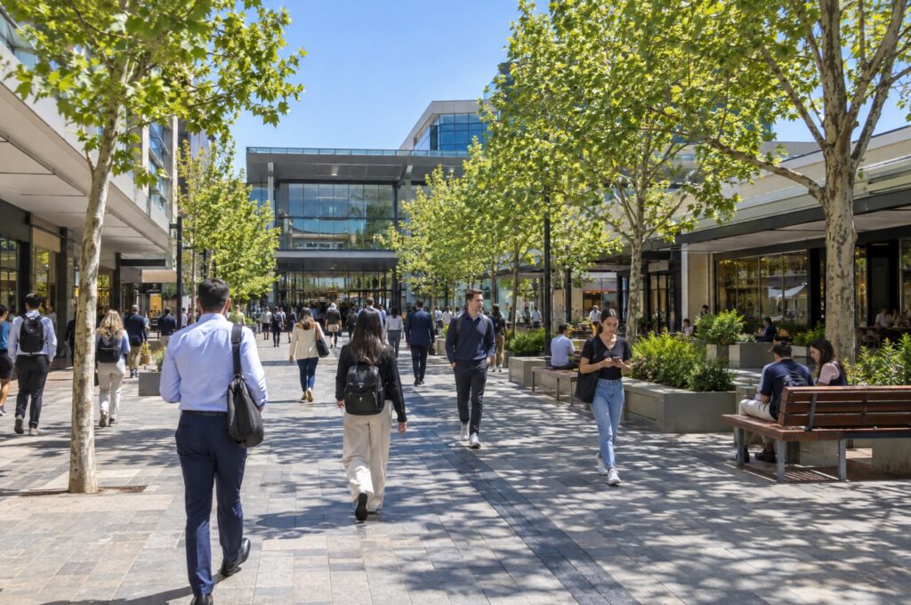 City centre and the Canberra Centre