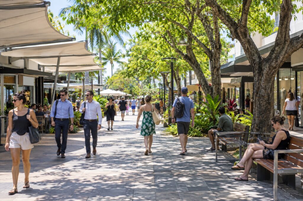 Smith Street Mall and the CBD