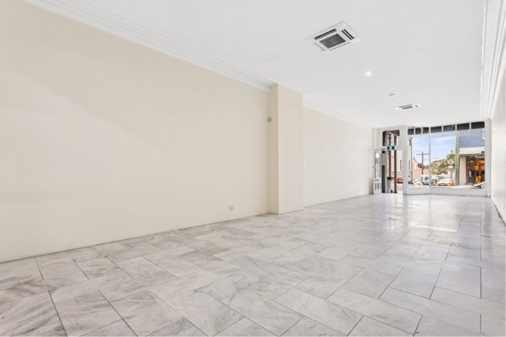 Vacant commercial space with an open layout for a potential brand activation